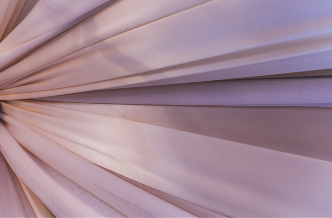 This curtain fabric adds personality to the home it resides in